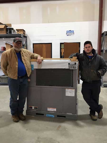 Ashworth Heating & Cooling commercial HVAC team